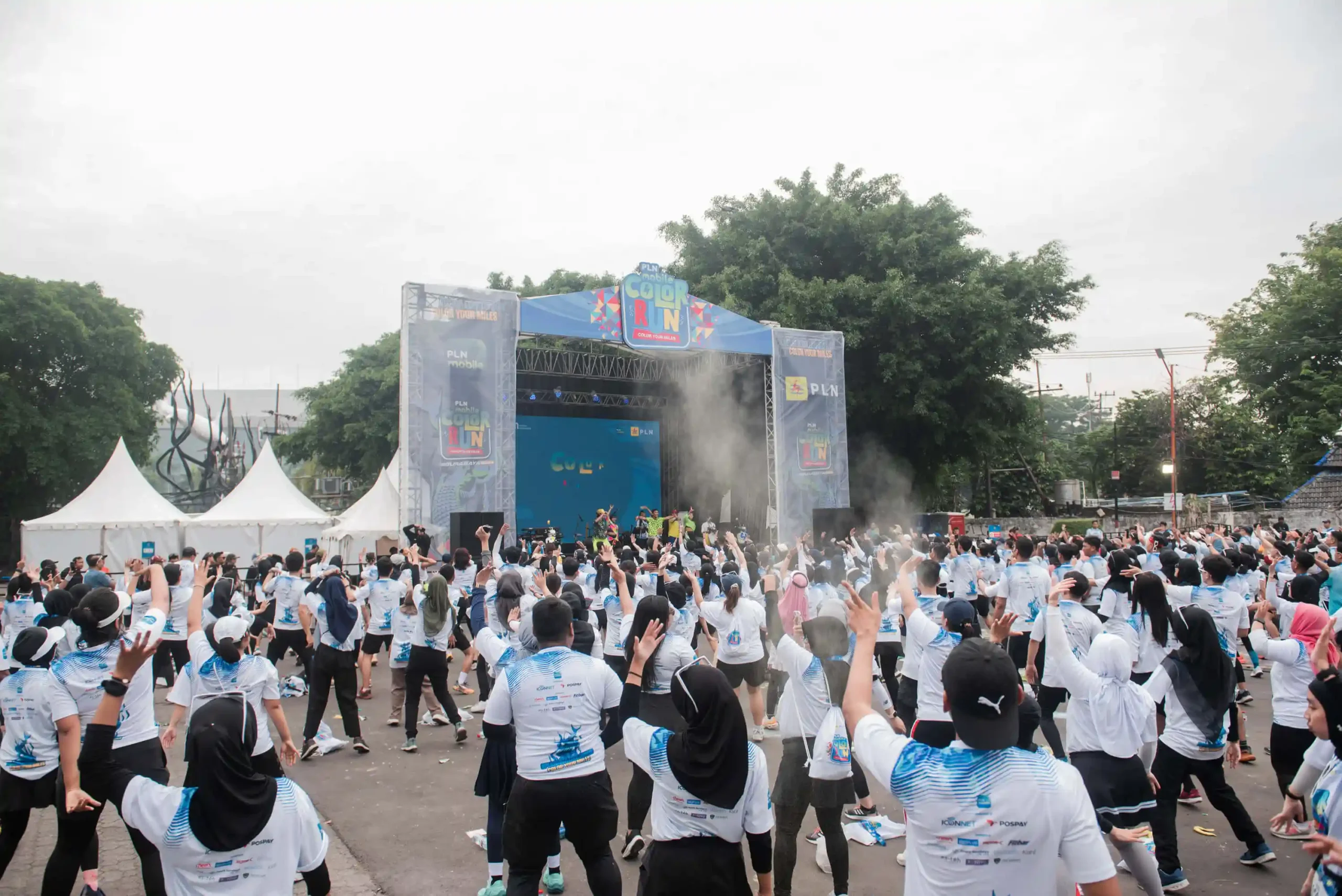 Dokumentasi PLN Mobile Color Run Surabaya 2024