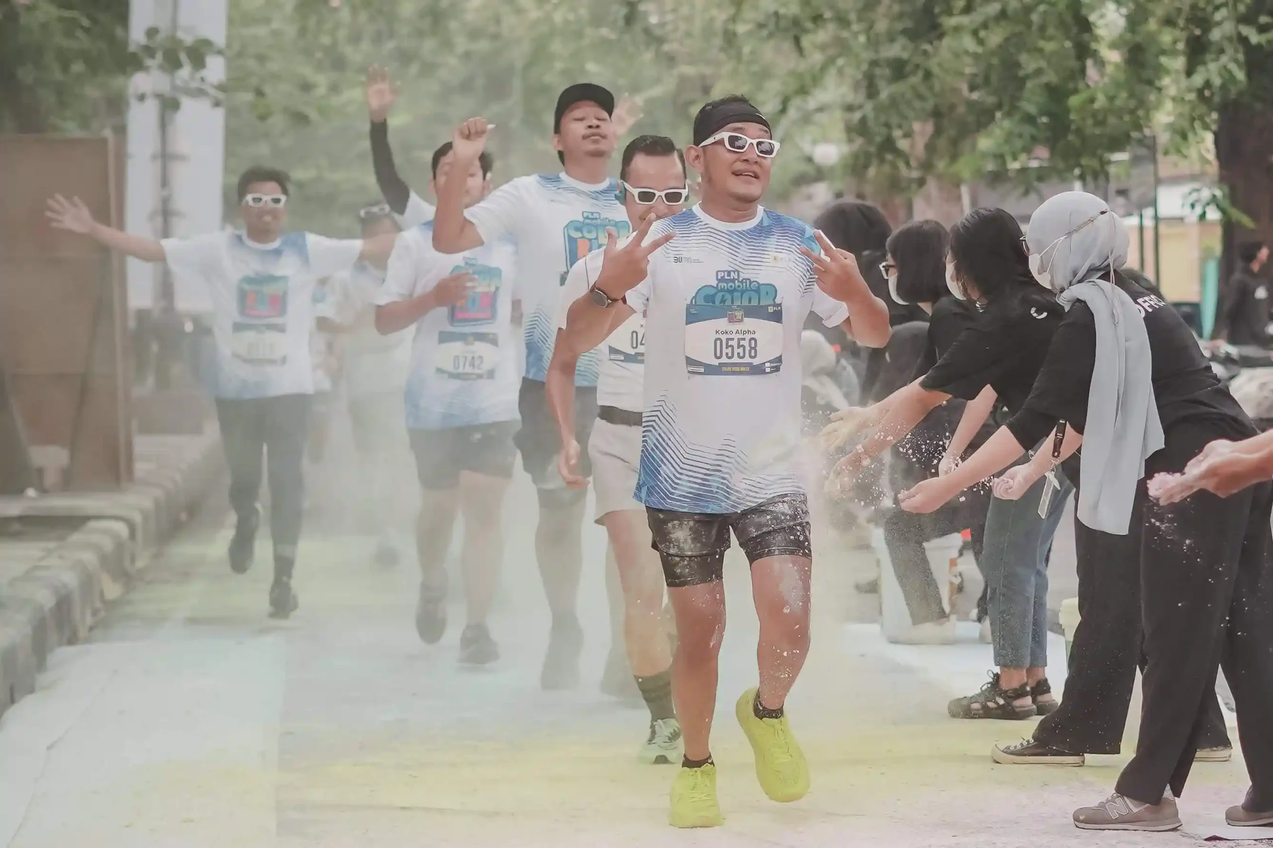 Dokumentasi PLN Mobile Color Run Surabaya 2024