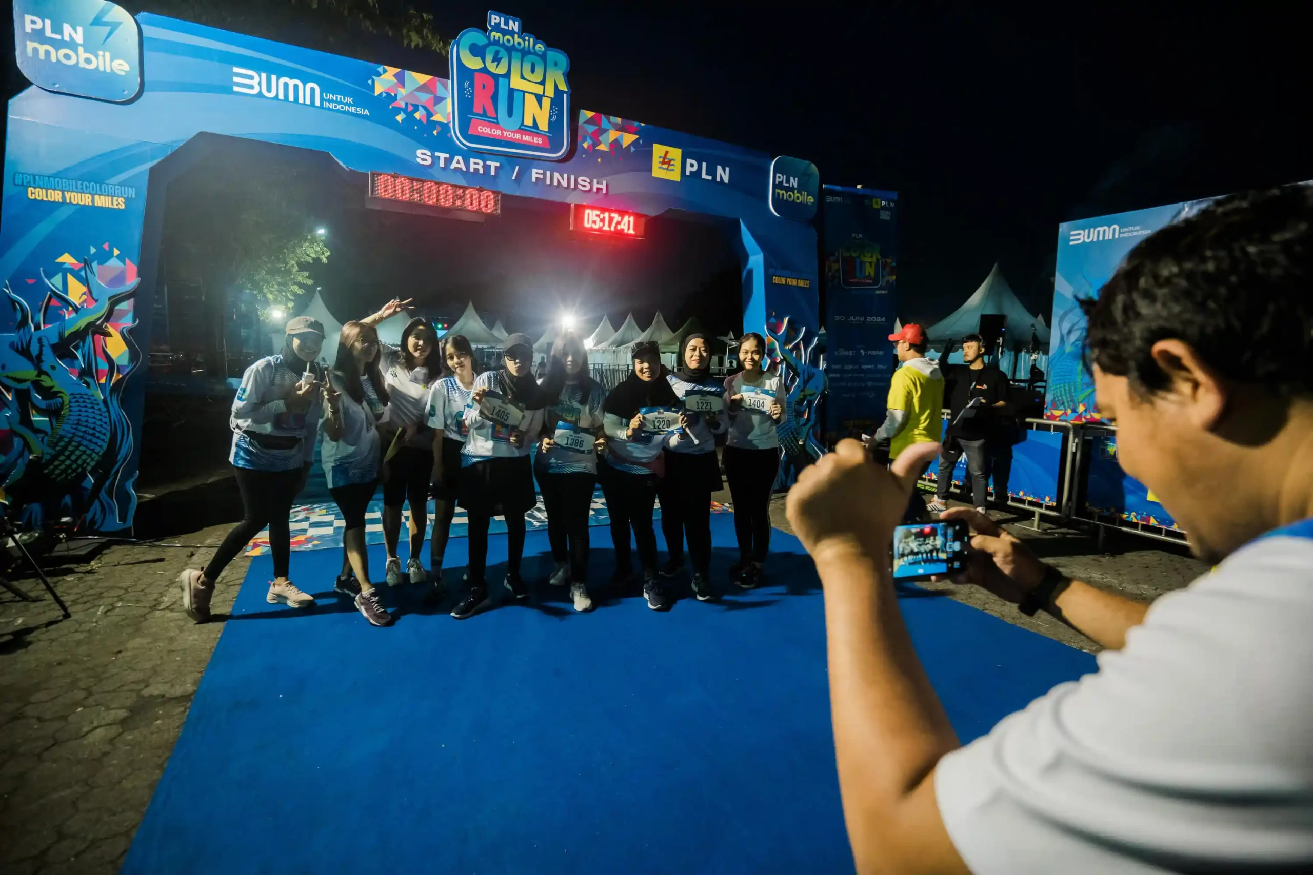 Dokumentasi PLN Mobile Color Run Surabaya 2024