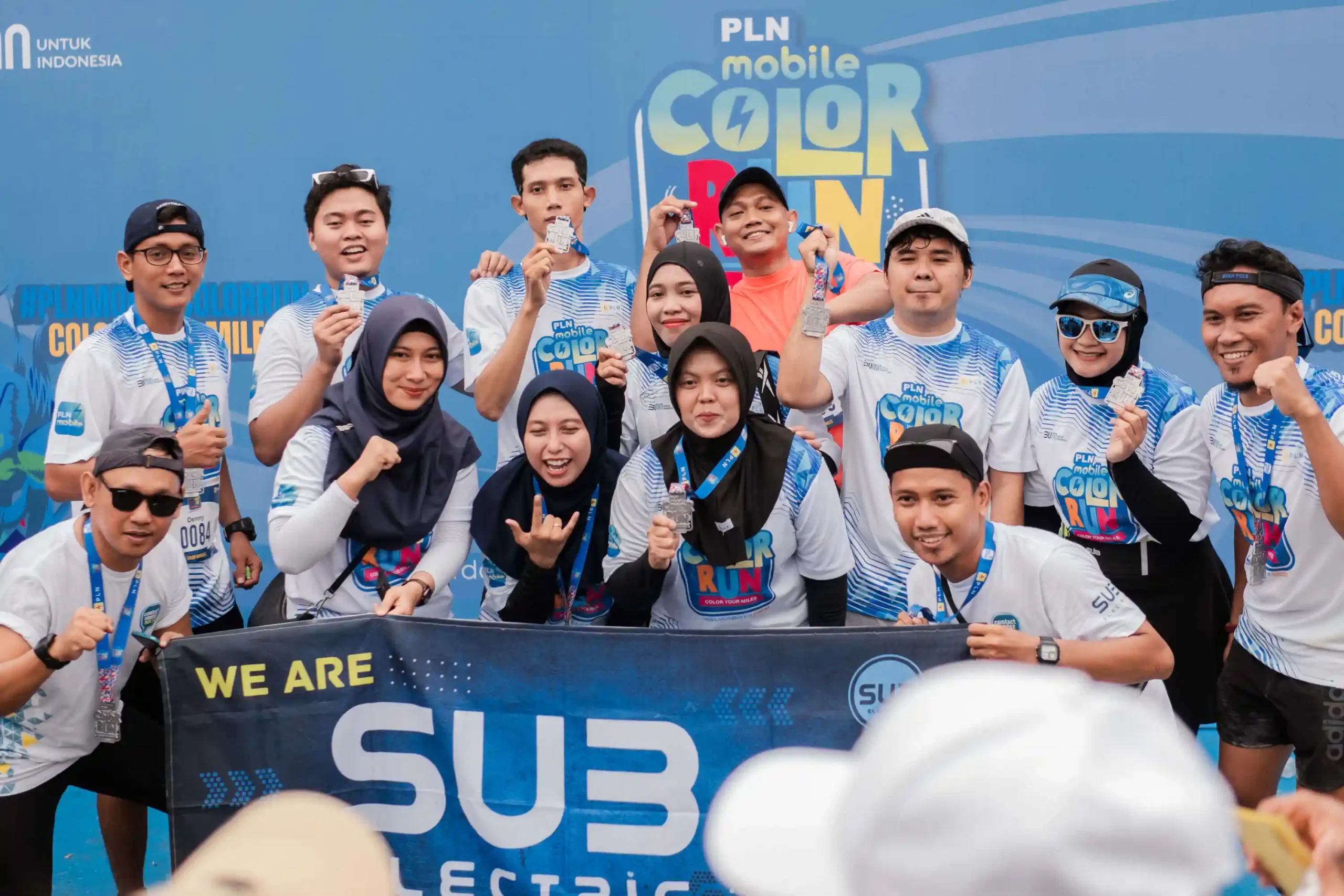 Dokumentasi PLN Mobile Color Run Surabaya 2024