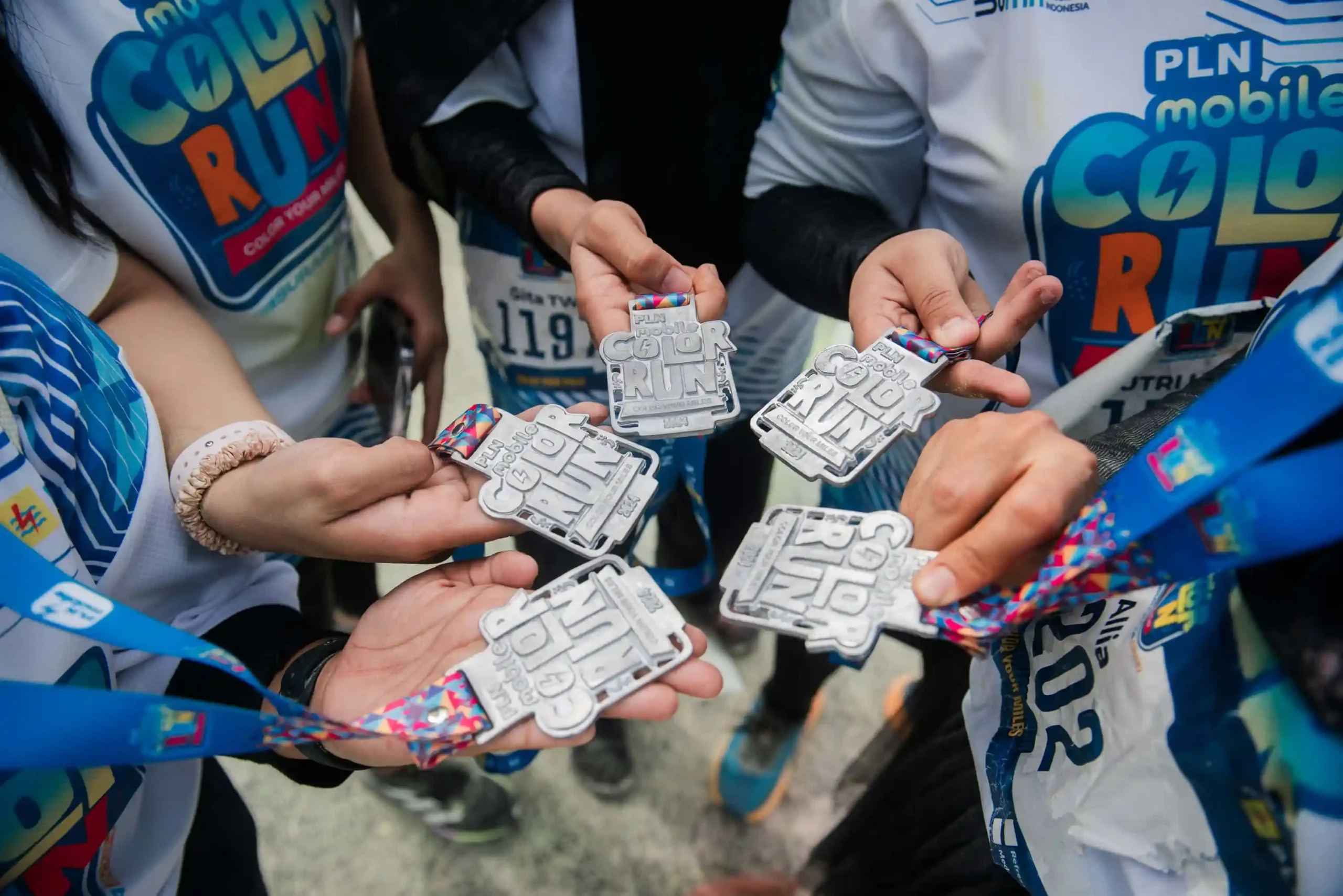 Dokumentasi PLN Mobile Color Run Surabaya 2024