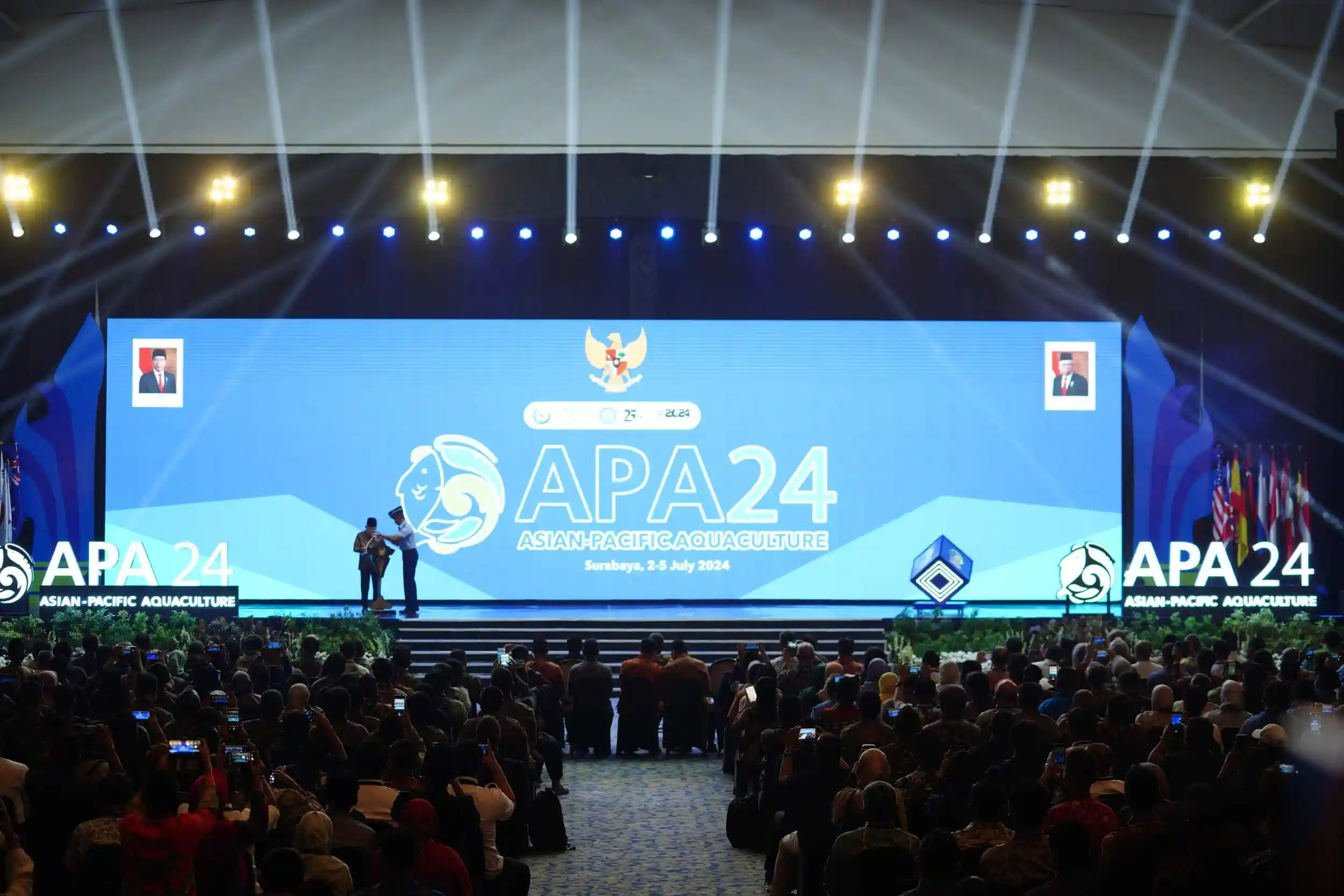 Dokumentasi Pembukaan Asian-Pacific Aquaculture 2024