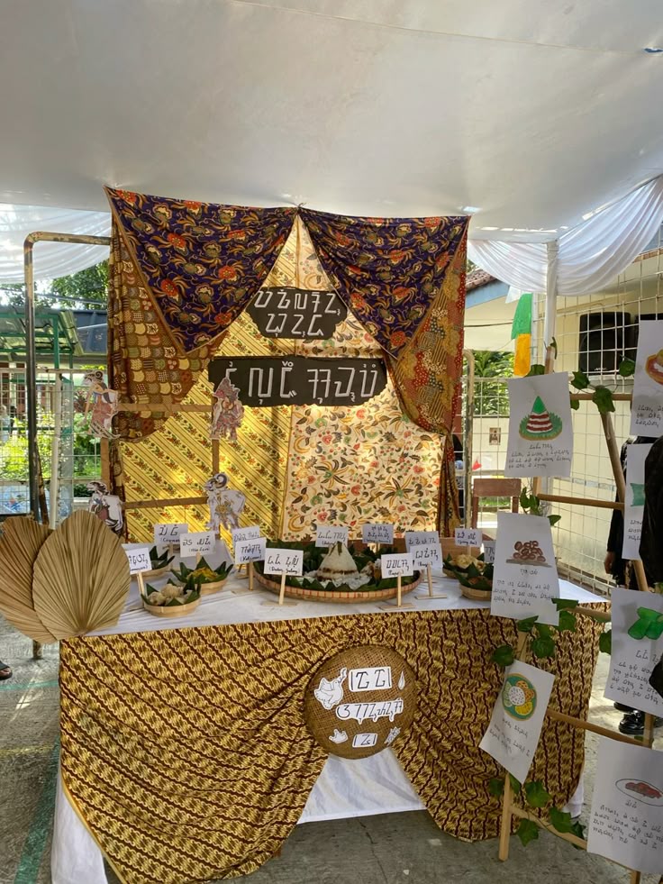 02 Dekorasi Stand Bazar Tradisional