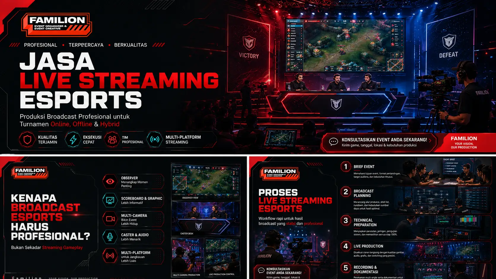 Jasa Live Streaming Esports